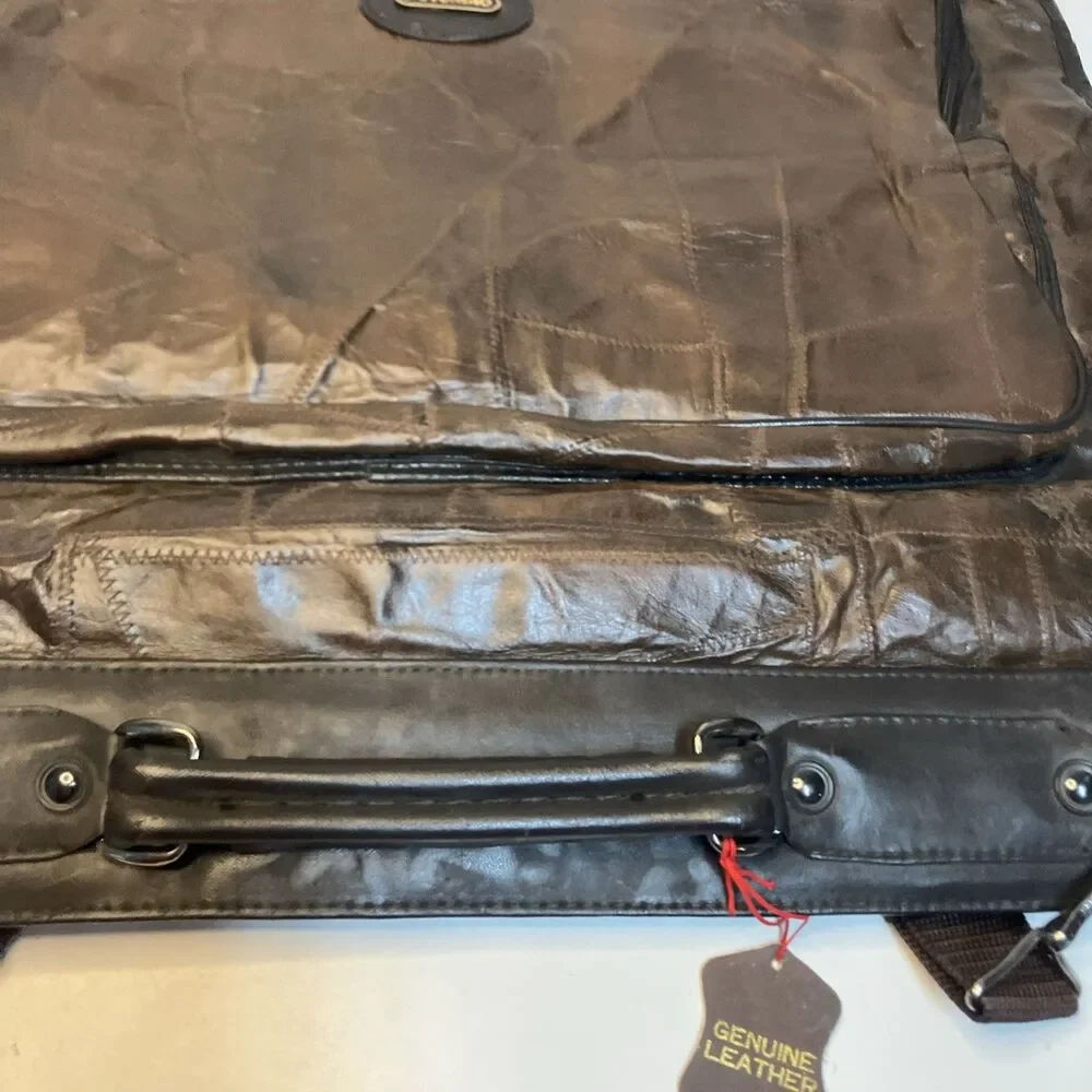 Potomac Leather Goods Company Genuine Leather Garment Travel Bag